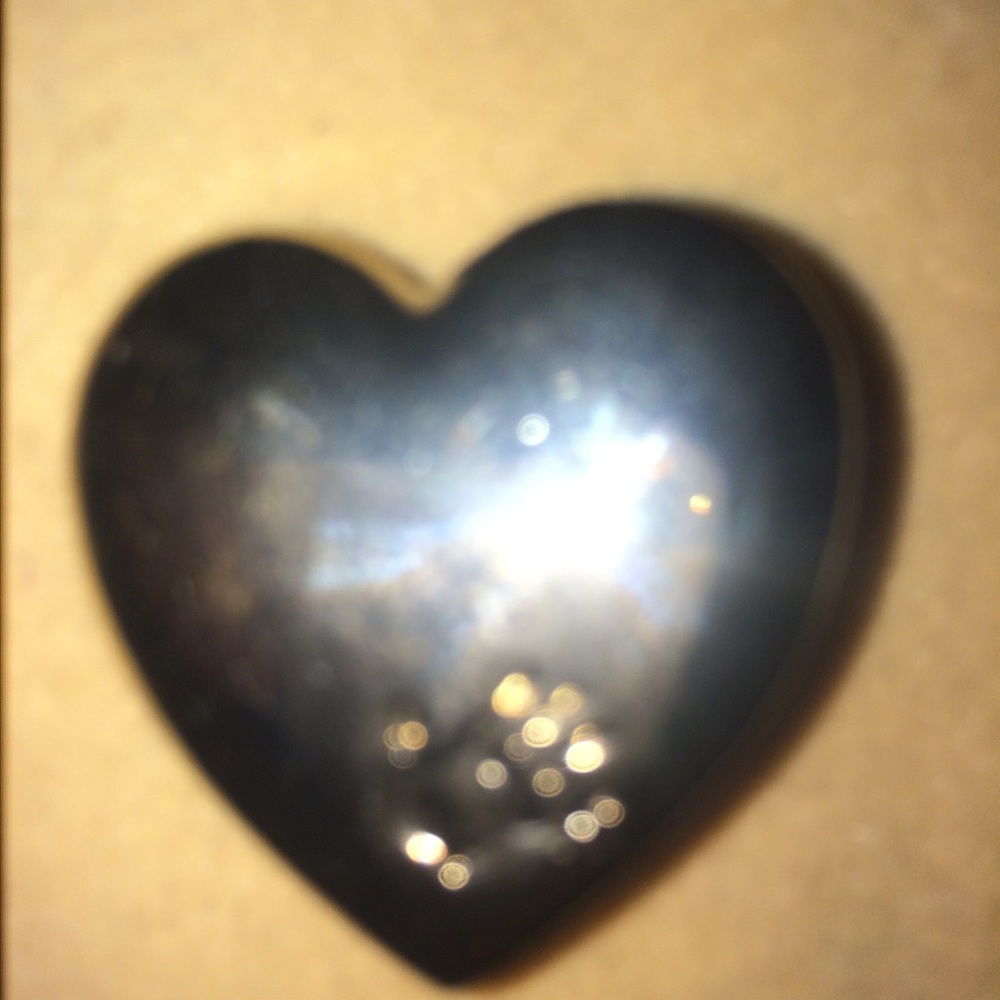 Brooch pin heart shaped